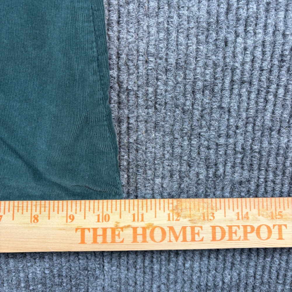 We The Free Free People Green Corduroy Flare Pants High Rise Size 26 - Picture 8 of 8